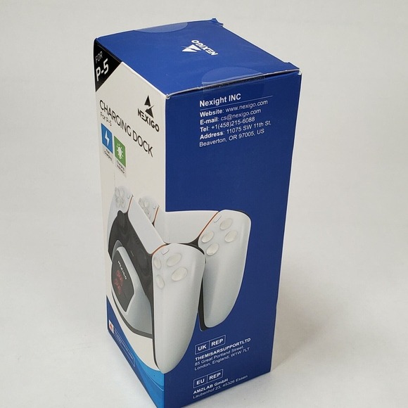 PS5 Charging Dock, Dual Charing Station with Red and Green LED Indicator Nexigo - Picture 2 of 4